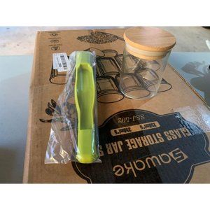 S-awake Glass Spice Jar Set 12 pc